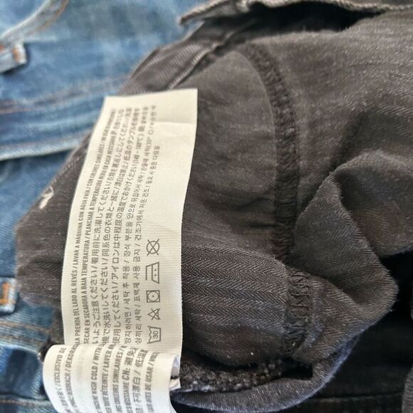 Abercrombie & fitch the dad high rise black Jean size 28 - Picture 7 of 7